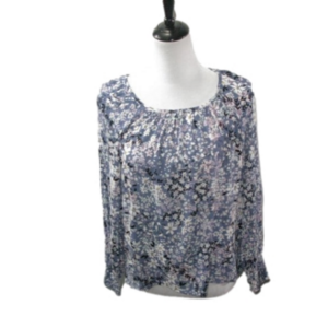 AGB Petite Floral 3/4 Sleeve Blouse Size PL